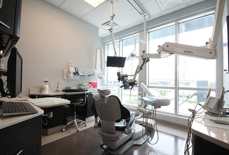 side view of the EPO Dental Specialists dental examination room
