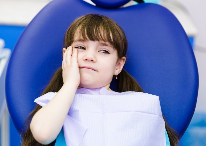 Child at dentist