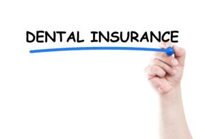 Dental insurance underline in blue
